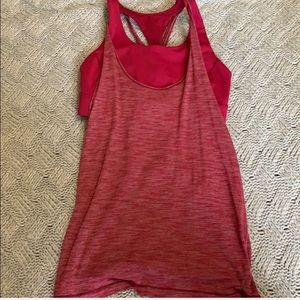 Lululemon tank top with built in bra